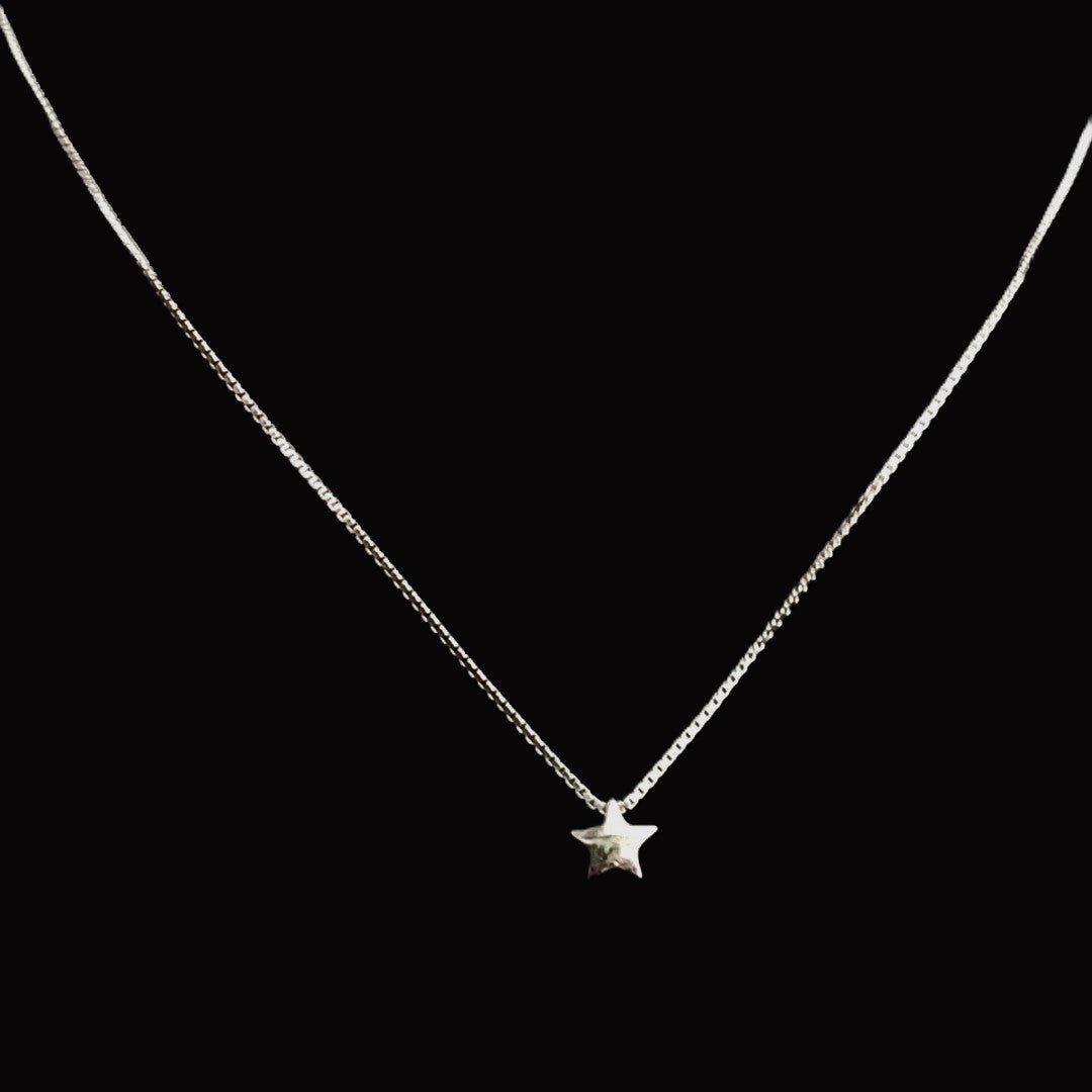 Necklace Star Small  With Chain 24