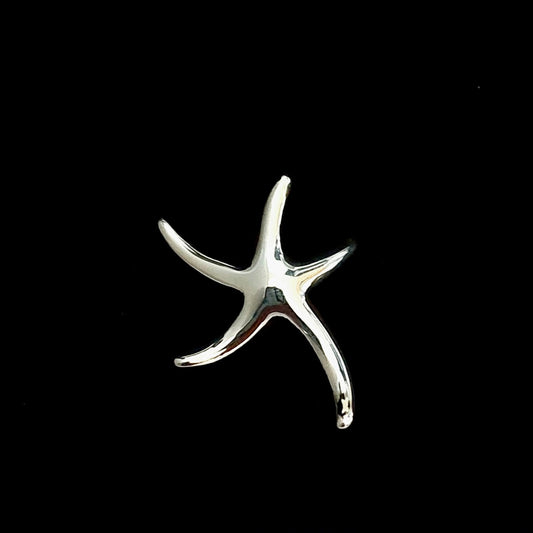 Pendant Sea Star Plain Thick 3.5cm