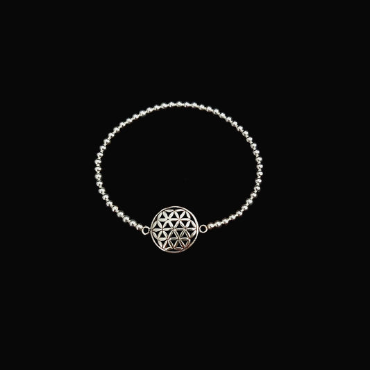 Bracelet Ball Elastic Flower Of Life 3mm