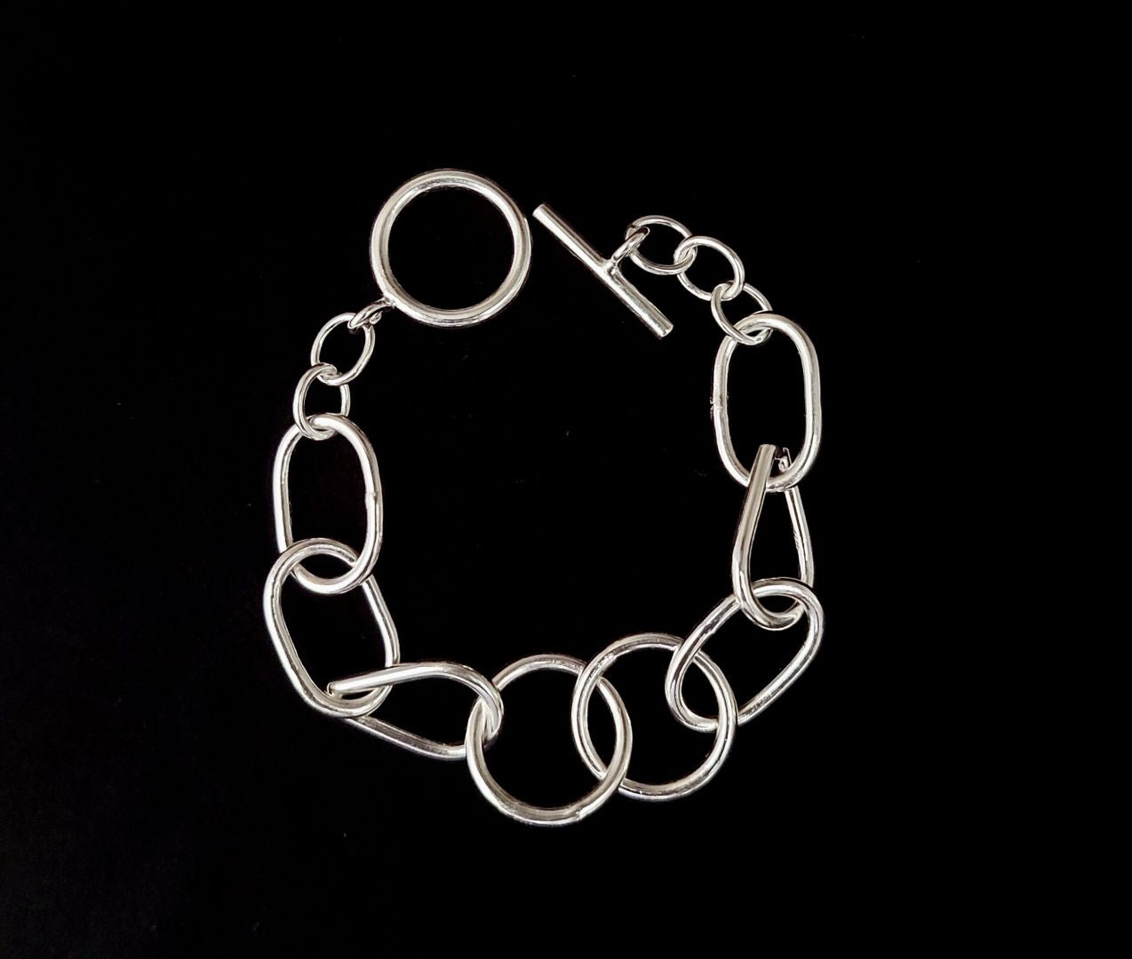 Bracelet Chain Pipe Round ,Oval 25