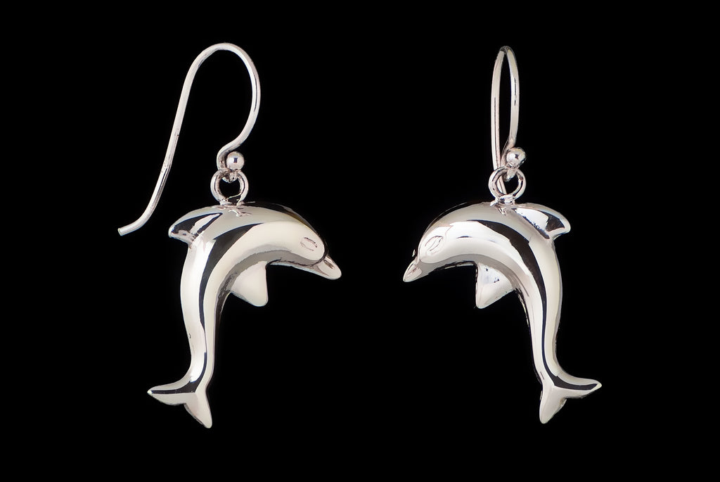 Earring Dolphin Jump 2cm