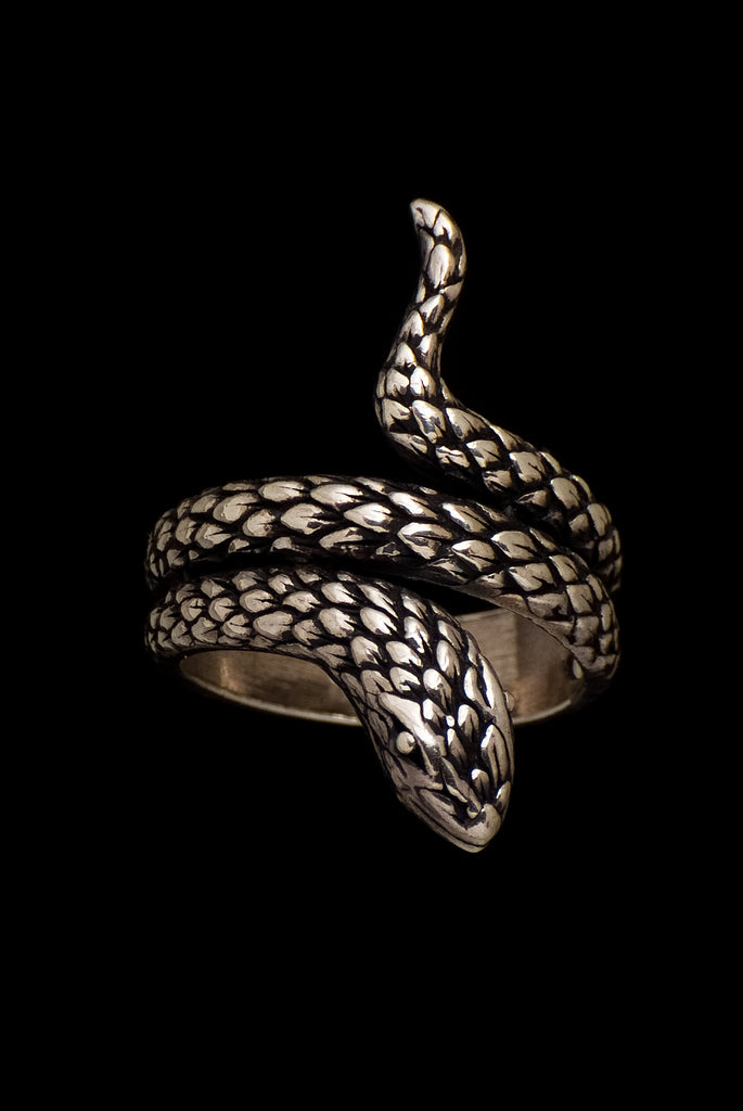 Ring Snake Skin Oxid