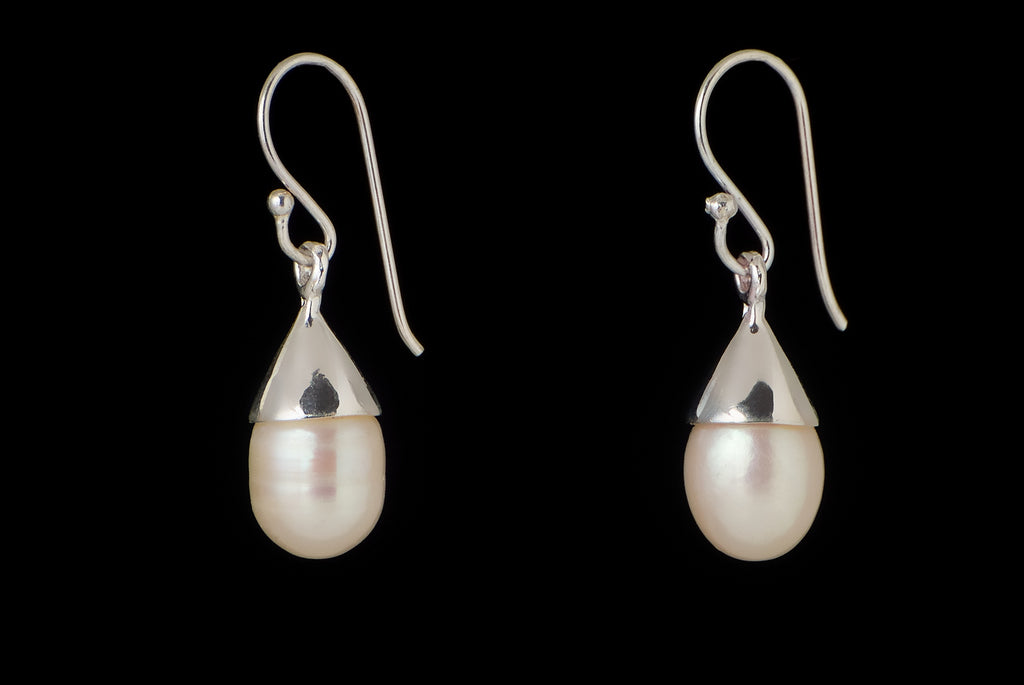 Earring Pearl Drop 8-9mm