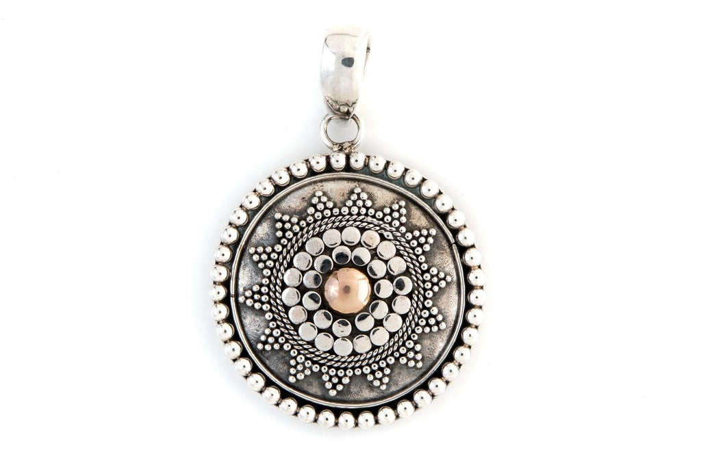 Pendant Sombrero 2.8cm - Bambu Silver Jewellry