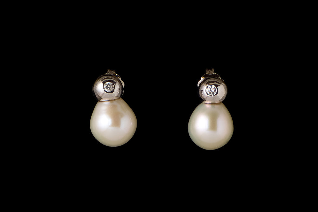 Earring Pearl Stud Vie 8-9mm