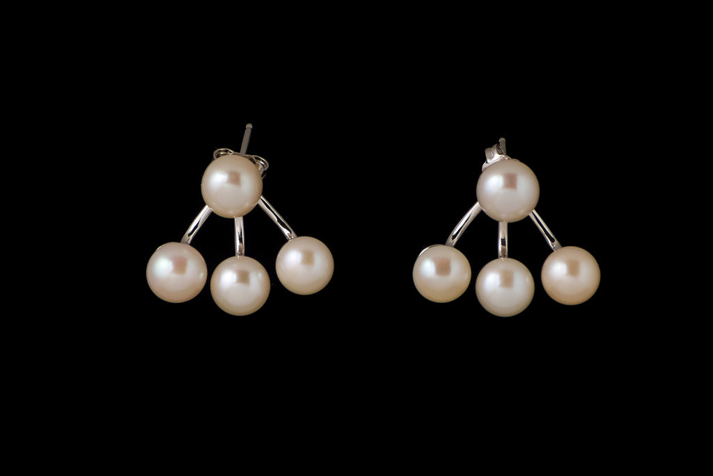 Earring Pearl Stud 4in1 6-7mm