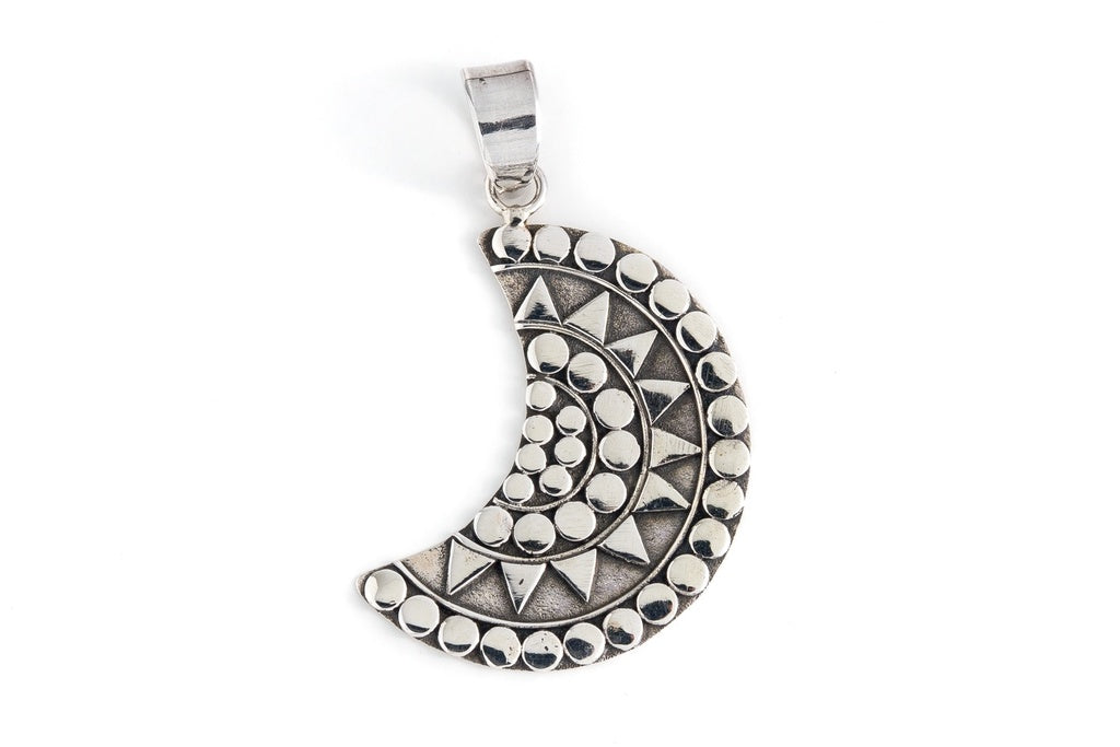 Pendant Egyption Half Moon - Bambu Silver Jewellry