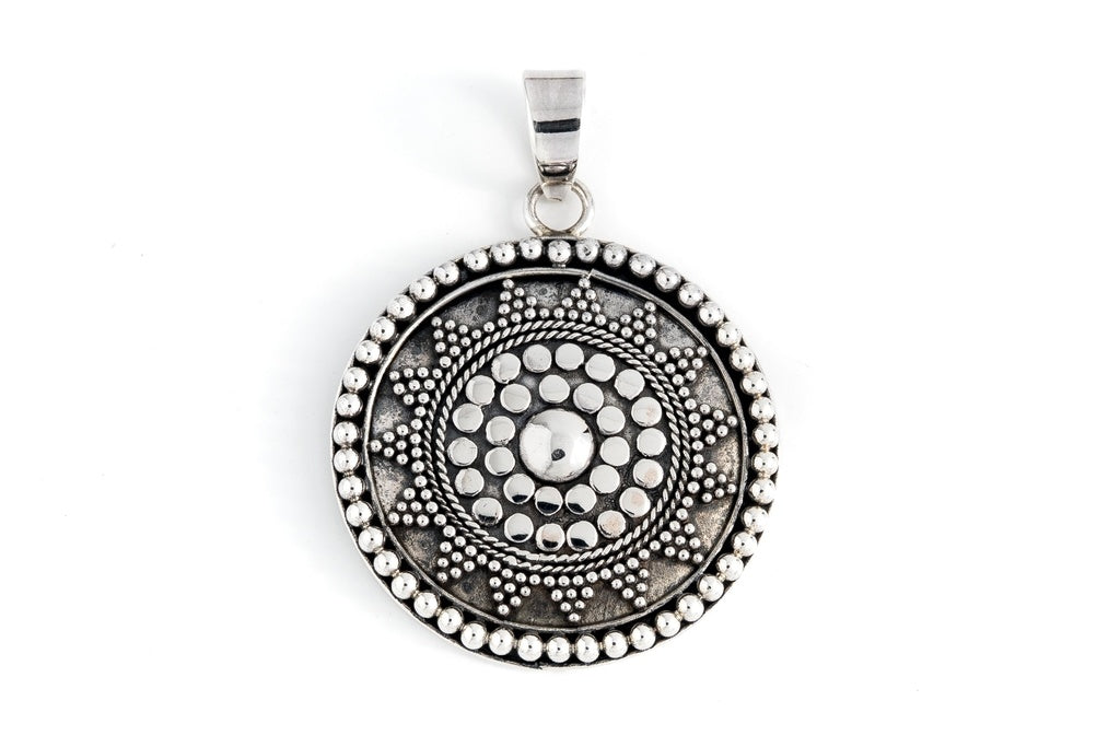 Pendant Sombrero 2.8cm - Bambu Silver Jewellry