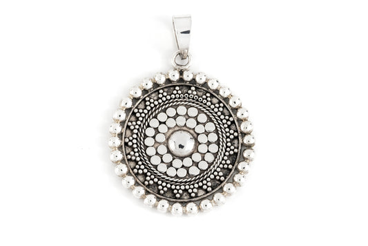 Pendant Sombrero 2.8cm - Bambu Silver Jewellry