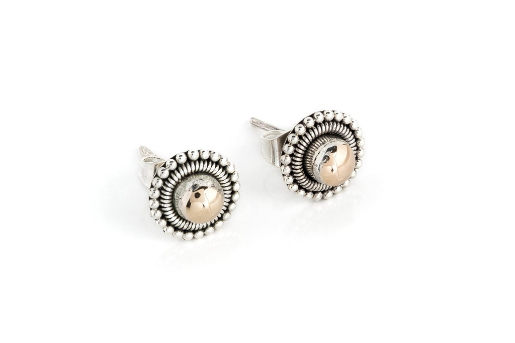 Earring Stud Silver Gold Tali Air,Jawan - Bambu Silver Jewellry