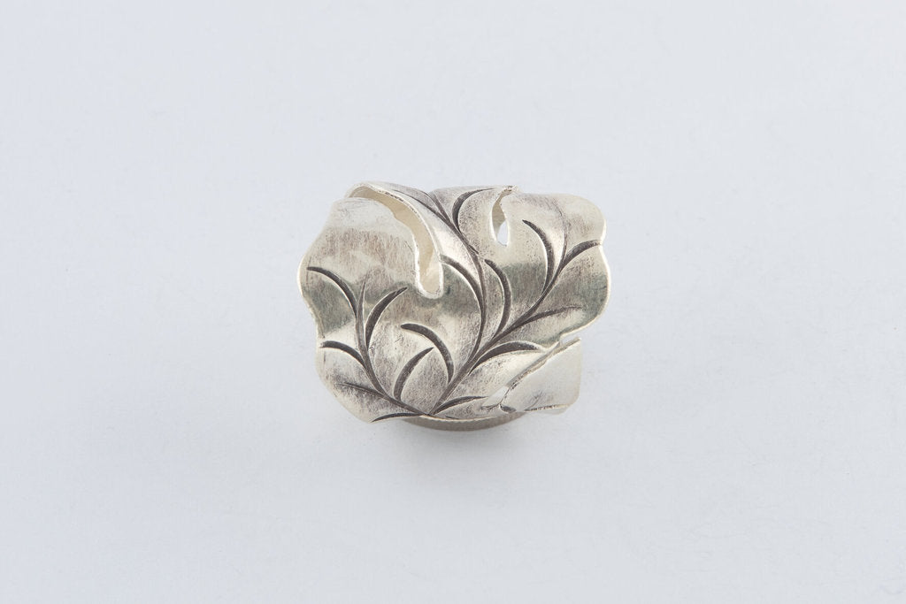 Ring Hills Leaf Set Free Size - Bambu Silver Jewellry