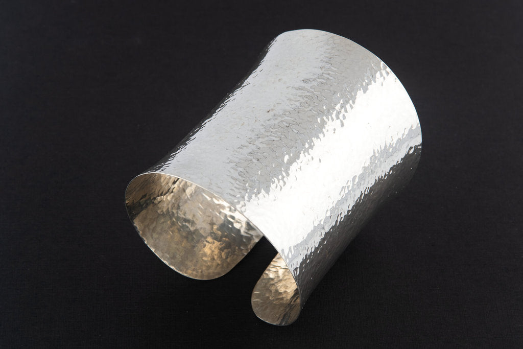 Cuff Hammer Plain - Bambu Silver Jewellry