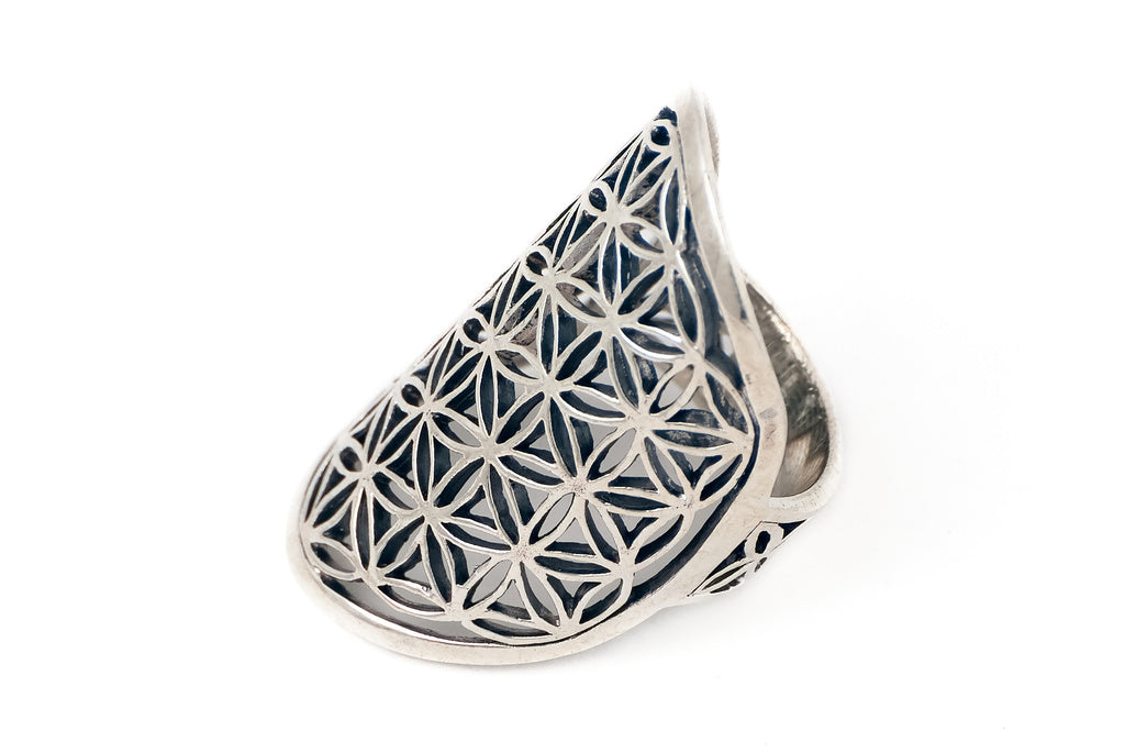 Ring Flower Of Life 3cm