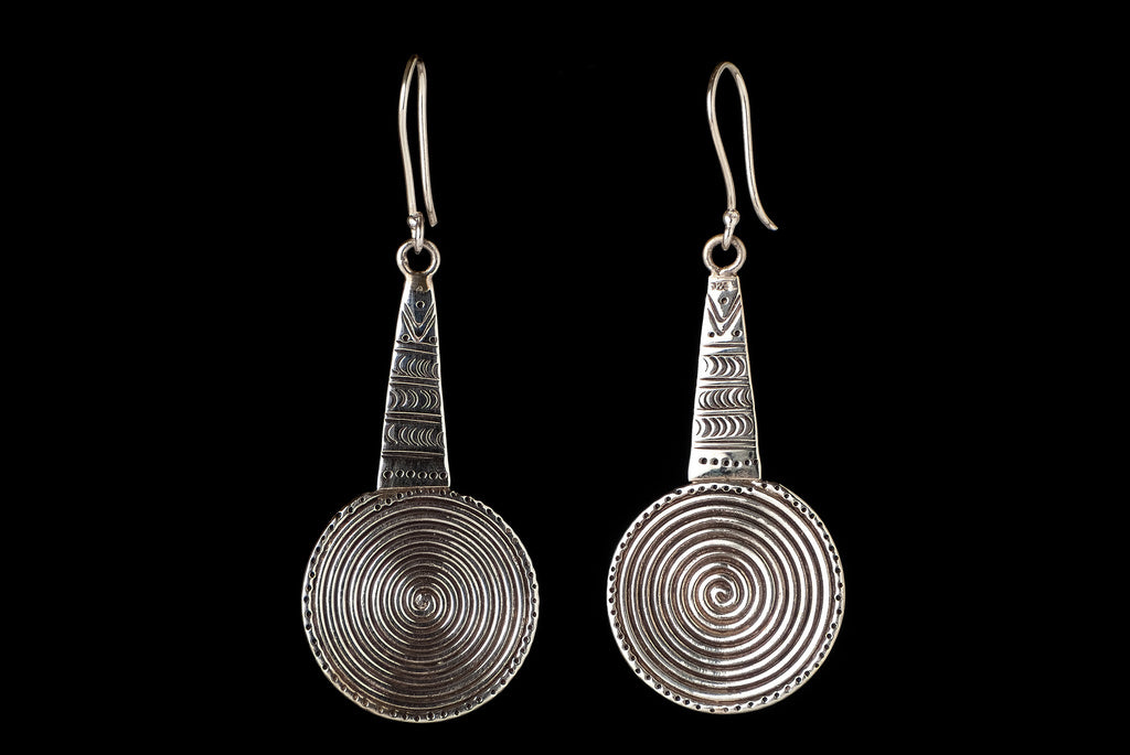 Earring Hills Tribe Long Circle