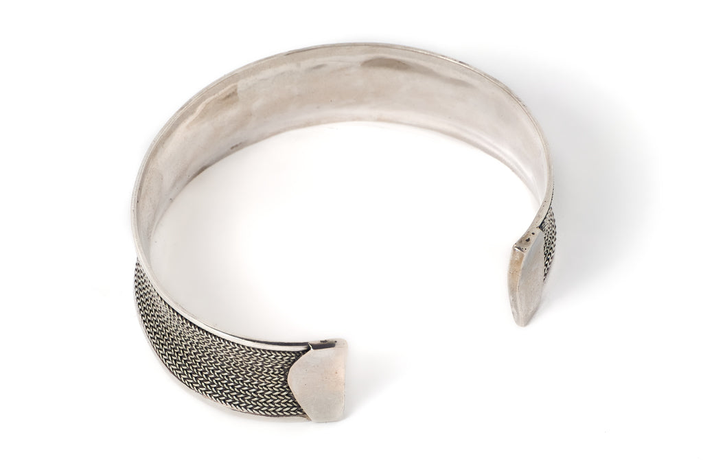 Cuff Tali Air - Bambu Silver Jewellry