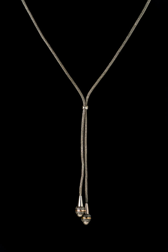 Necklace Bola Emas - Bambu Silver Jewellry