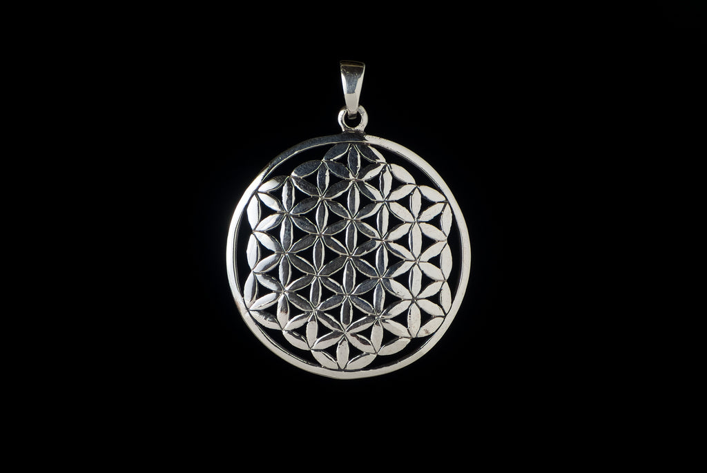 Pendant Flower of Life Cembung - Bambu Silver Jewellry