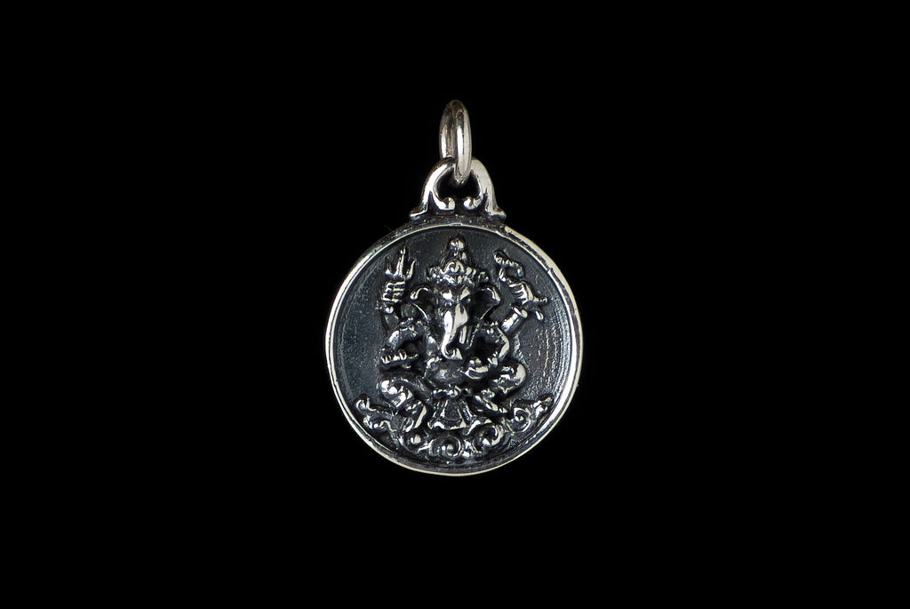 Pendant Ganesh With Om 1.5cm