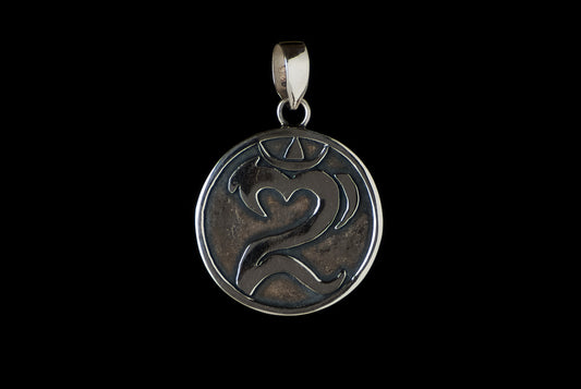 Pendant Om Bali , India Two Side 2.5cm