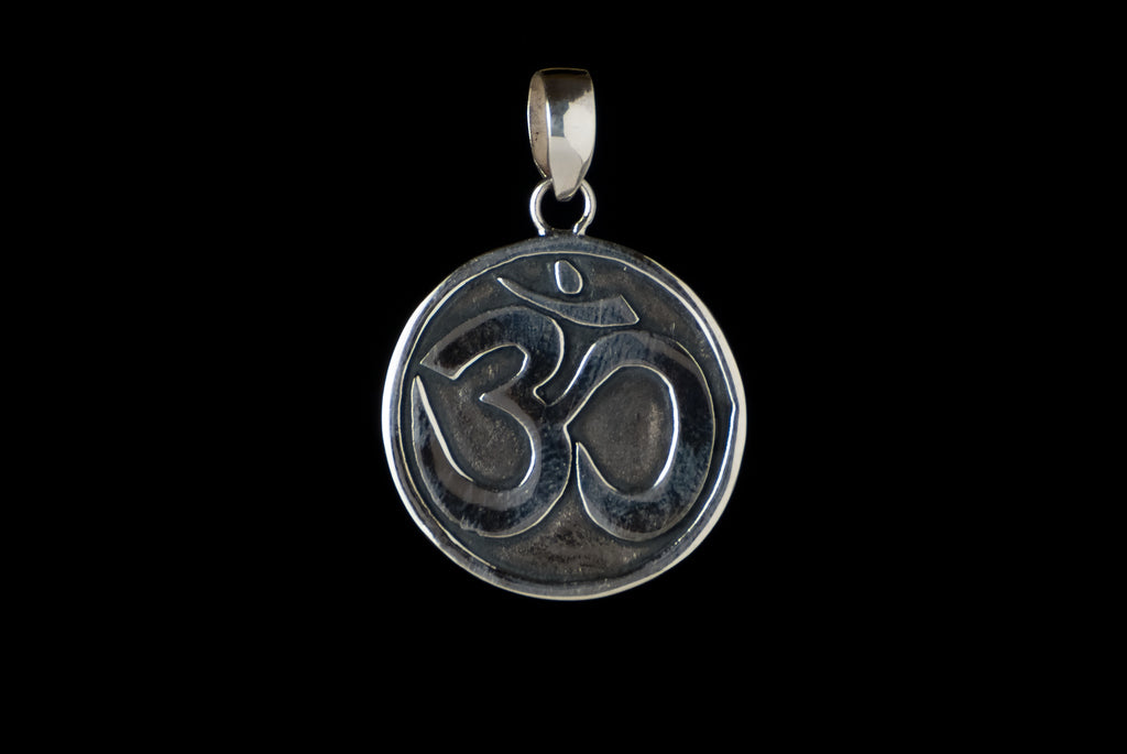 Pendant Om Bali , India Two Side 2.5cm