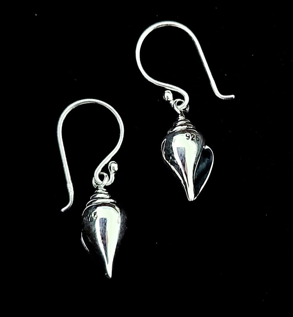 Earring Shell Hook Silver