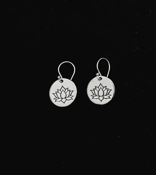 Earring Lotus Wisdom Plain 1,5cm