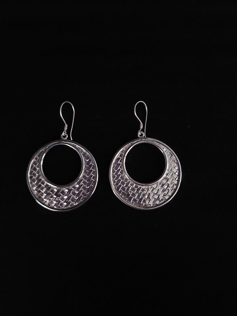 Earring Anyaman Round Hole 3,5cm