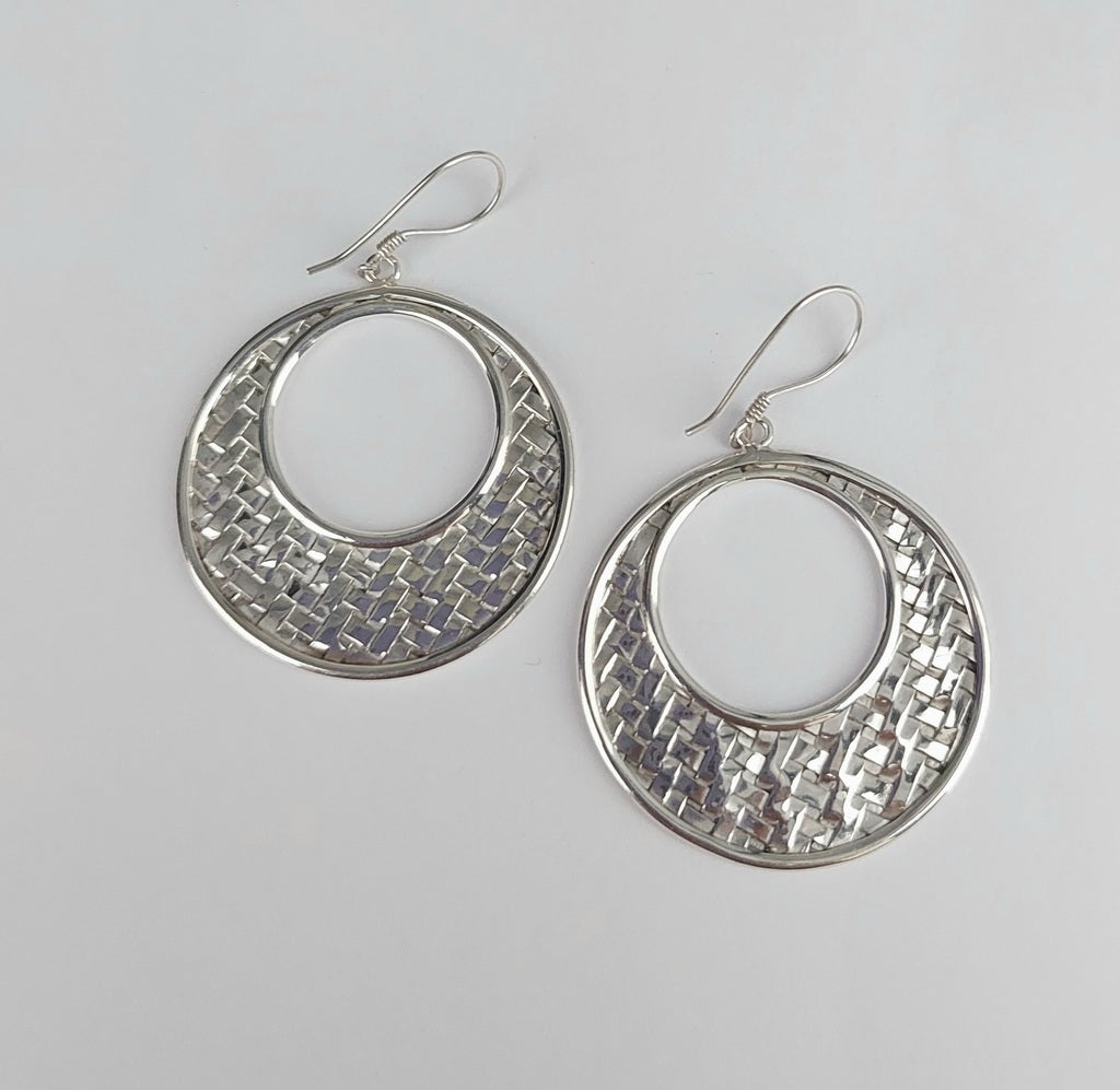 Earring Anyaman Round Hole 3,5cm