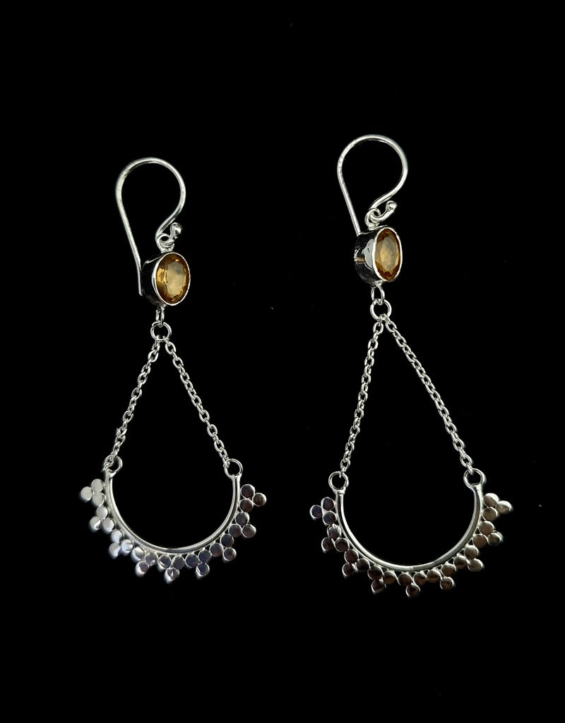 Earring Chain Arma With Stone